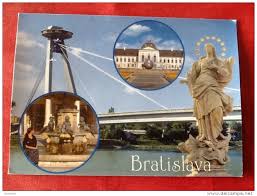 Van het nationaal theater, de grote markt, de kathedraal en. Slovakia Slowakije Bratislava Belgique