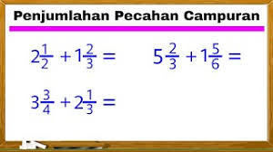 Maybe you would like to learn more about one of these? Cara Penjumlahan Pecahan Campuran Matematika Sd Kelas 5 Youtube