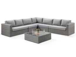 Pick a grey, chocolate or black colourway to one of our modular sofa. Tosca Large Grey Rattan Modular Corner Sofa Grey Cushions Alexander Francis