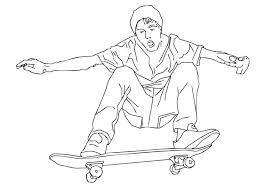 Coloring Page To Skate Img 28719 Coloring Pages Monster Coloring Pages Skull Coloring Pages