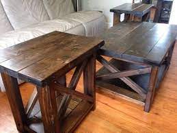 Coffee End Table Set Etsy Coffee Table Farmhouse Diy Farmhouse Coffee Table Coffee Table