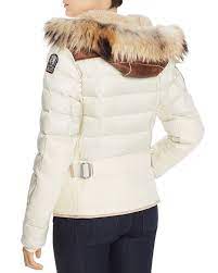 parajumpers tanisha mixed media fur trim jacket 100 exclusive trim jacket jackets fur trim