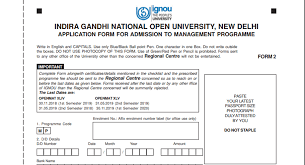 Ignou Distance Mba Application Forms And Procedure 2020