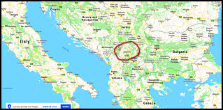 Large location map of kosovo. Introduction To Kosovo