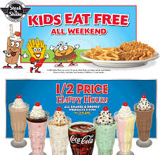 Pinned January 29th Kids Eat Free Weekends 50 Off Happy Hour Shakes Drinks At Steak N Shake Coupon Via The Coupons App Kids Eat Free Shakes Drinks Eat