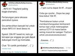 We did not find results for: Misteri Pembakaran Gedung Di Negeri Thayland Portal Islam