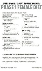 13 Best Bodybuilding Meal Plan For Women Ideas Workout Food Competition Diet Jamie Eason