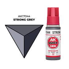 AK-Interactive: Quick Gen Acrylic Contrast - Strong Grey 18 ml