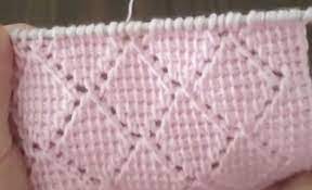 Tunus Isi Baklava Dilimi Orgu Modeli Yapilisi Orgu Desenleri Desenler Baby Knitting Patterns