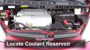 Sensor e 3 engine hood courtesy sw. How To Add Coolant Toyota Sienna 2004 2010 2008 Toyota Sienna Ce 3 5l V6 Mini Passenger Van