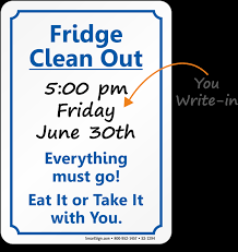 kitchen signs & kitchen courtesy signs