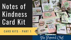 Check spelling or type a new query. Working With Card Kits Part 1 Notes Of Kindness Card Kit By Stampin Up Cards 3d Projects Youtube