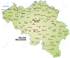 La belgique a officiellement proclamé son existence comme état indépendant le 4 octobre 1830, sous la pensée claire et l'influence esthétiquement sensible et diplomatique de la. Karte Von Belgien Als Ubersichtskarte In Pastell Grun Lizenzfrei Nutzbare Vektorgrafiken Clip Arts Illustrationen Image 25040393