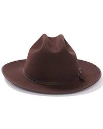 Stetson Men S 6x Open Road Fur Felt Cowboy Hat Chocolate 7 1 4 Felt Cowboy Hats Mens Cowboy Cowboy Hats