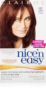Clairol Nice N Easy Hair Color 112 Natural Dark Auburn 1 Kit Pack Of 3 See This Great Image Ha Nice N Easy Hair Color Foam Hair Color Easy Hair Color