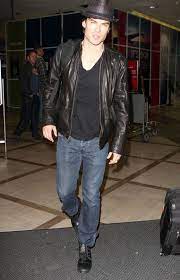 Ian Somerhalder Photostream Ian Somerhalder Leather Jacket Actors