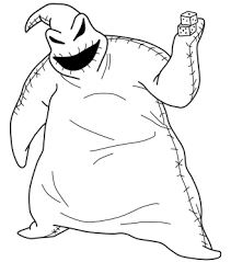 Nightmare Before Christmas Oogie Boogie Coloring Pages Nightmare Before Christmas Drawings Nightmare Before Christmas Movie Christmas Coloring Pages