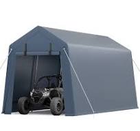 Garvee 10x15ft Portable Heavy Duty Waterproof Carport with Roll-Up Zip
