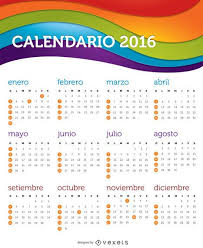 2016 Colorful Spanish Calendar Template Ad Spon Affiliate Colorful Calendar Template Spanish In 2020 Calendar Template 2016 Calendar Calendar