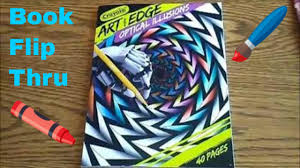 I order this edge optical illusion coloring book. Art With Edge Optical Illusions Coloring Book Flip Thru With Music Mind Blown Art