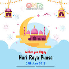 Hari raya puasa means 'day of celebration' is marked as the end of ramadan that is one month of fasting. Scissors Paper Stone Wishes You All Happy Hari Raya Puasa 2019