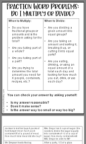 Pin By S T On Homeschool Fraction Word Problems Word Problems Dividing Fractions Word Problems