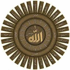 نتیجه تصویری برای اسما الله الحسنی