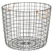 Extra Large Round Wire Decorative Storage Bin With Handles Copper Threshold Decorative Storage Bins Copper Handles Decorative Storage