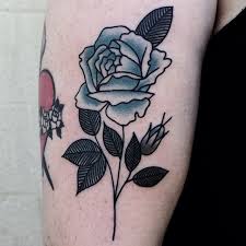 So, such a tattoo will stand for something unattainable, some kind of a fantasy that is unlikely to come true. Blue Rose Tattoo On The Bicep Tattoogrid Net