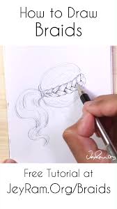 More images for how to draw braids on a head » Learn How To Draw Braids From Any Angle And On The Head With This Step By Step Tutorial We Will Simplify How To Draw Braids How To Draw Hair Girl Drawing