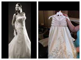 Wedding Dress Turned Baby Dedication Christening Gown Your Way Of Making Sure Your Daughter Will Wear Christening Gowns Baby Christening Gowns Blessing Dress