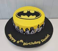 An unforgettable batman birthday cake with a theme. Batman Logo Birthday Cake No K002 Creative Cakes
