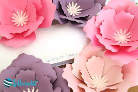 Las flores son un regalo de la naturaleza, un regalo muy especial para. Flores Gigantes De Papel Archivo Gratis Planeta Silhouette