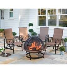 Pleasant hearth ofw650r colossal 36″ round deep bowl fire pit Large Copper Fire Pit With Retractable Dome Plowhearth
