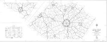 Walton County Ga Map General Highway Map, Walton County, Georgia. 1957. - Rose Library: Historic  Map Collection