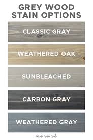 5 Grey Wood Stain Options Angela Marie Made