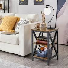 Get 5% in rewards with club o! 3 Tier Rustic Living Room Side Table Affordable Modern Design Furniture And Furnishings Moderno House