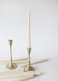 Arrange pillar candles in hurricanes and lanterns to keep outdoor parties. 2 Brass Metal Taper Candle Holders Vintage Wedding Decor Afloral Afloral Com