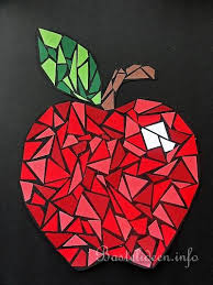Durch die einfachheit ist er auch für kindergartenkinder (vorschule) mit ein wenig hilfe & für kinder in der grundschule im werkunterricht einfach zu bewältige. Mosaik Apfel Kunstwerk E
