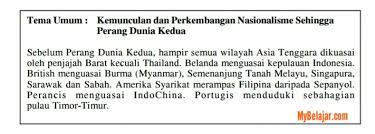 Report sejarah kertas 3 spm 2013. Tema Umum Sejarah Kertas 3 Spm 2018 Mybelajar