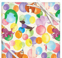 Balloon Animals Stone Wrapping Paper