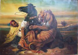 Lukisan Repro Karya Raden Saleh Dan Basuki Abdulah Lukisan Pelukis Painting