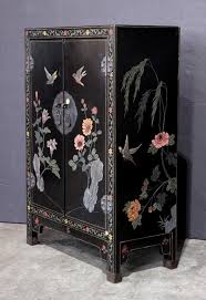 Asian style deep black lacquer lighted curio display cabinet. Sold Price Chinese Black Lacquer Cabinet February 6 0120 9 30 Am Pst