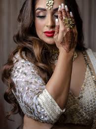 White Georgette Lengha: Gold Embroidered Lehenga for Diwali White