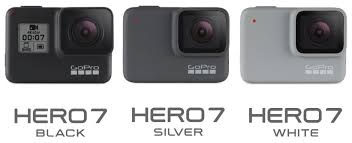 gopro hero7 black silver and white comparisons by jeff