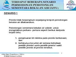 Borang permohonan sade secara manual skim air darul ehsan. Sop Pemotongan Sementara Hak Cipta Terpelihara 2011