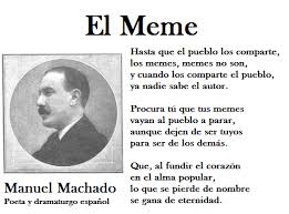 Manuel machado nació en sevilla el 29 de agosto de 1874. Una Variacion Del Poema La Copla De Memes Literarios Facebook