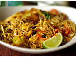 Curry powder is a seasoning, but lots of flavor also comes from a simple sauce of soy, rice vinegar, and asian sesame oil. Singapore Noodles Recipe Chinese Stir Fried Rice Noodles Whats4eats