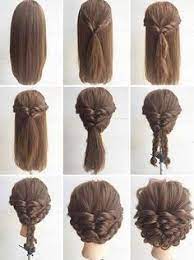 Die schönsten varianten des haarklassikers eine anleitung für den dutt mit langen haaren : Quick And Easy Updos For Long Thick Hair Sixties Lockereh Easy Hair Style Long Hair Styles Shoulder Length Hair Medium Length Hair Styles