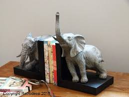 Serre Livres Elephant Deco Brocante Chehoma 24490 Boutique De Decoration Chehoma Serre Livres